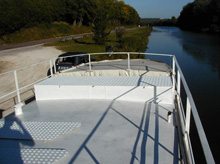Le pont arrière Péniche Marie Jahl